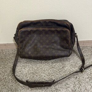 Louis Vuitton Brown Monogram Travel Bag